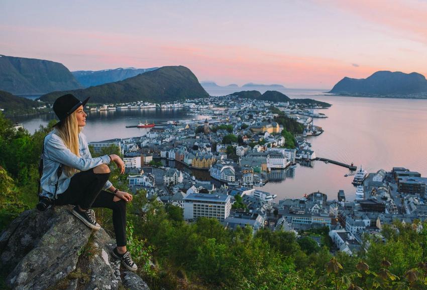 View from Aksla in Ålesund