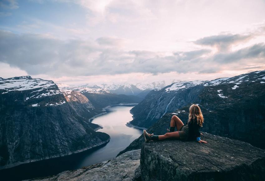 Hiking Preikestolen in Norway