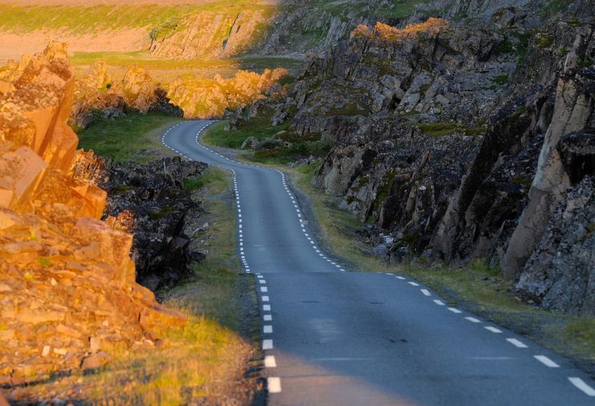 A beautiful road in Northern Norway