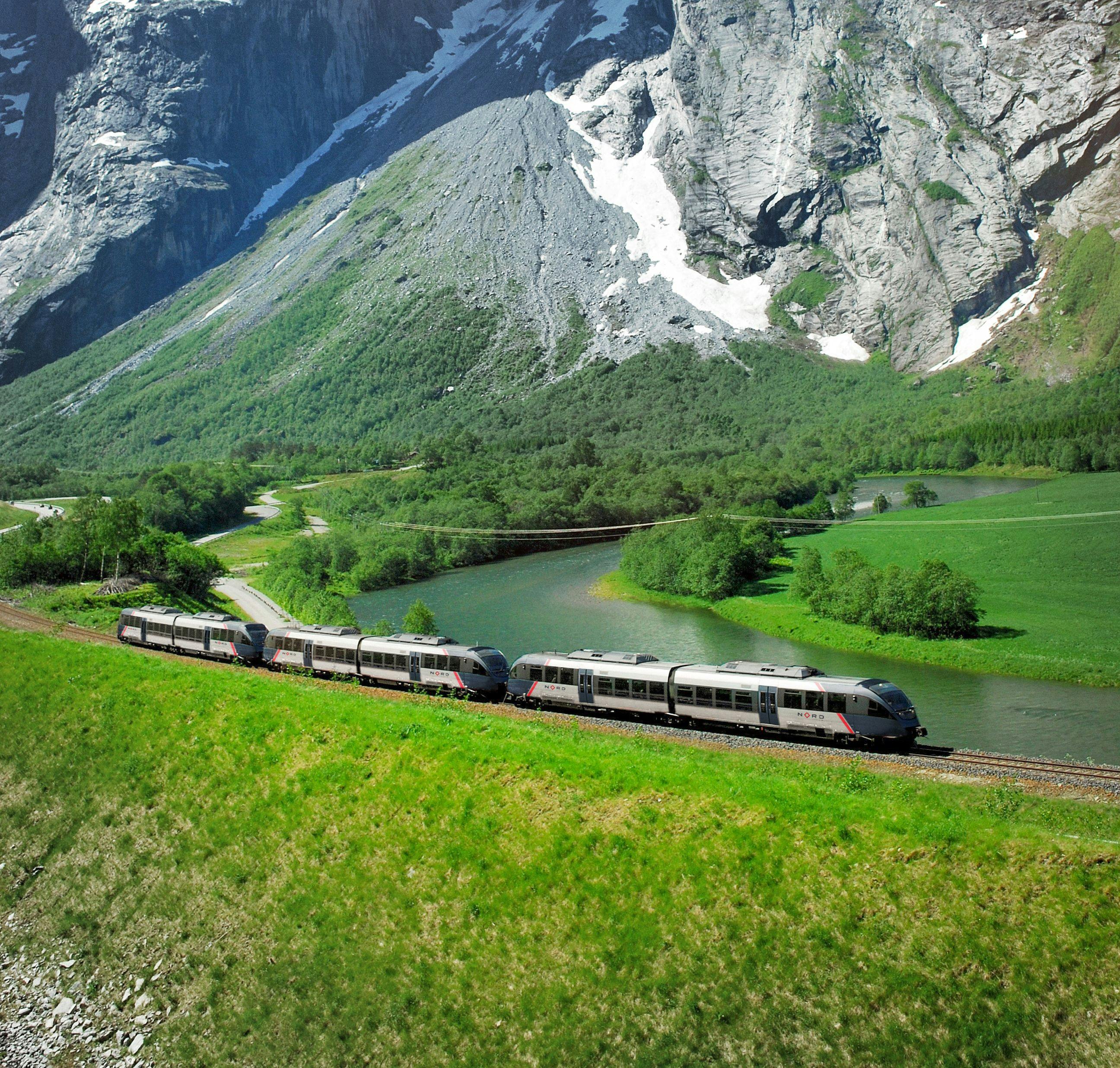 The Raumabanen Railway train