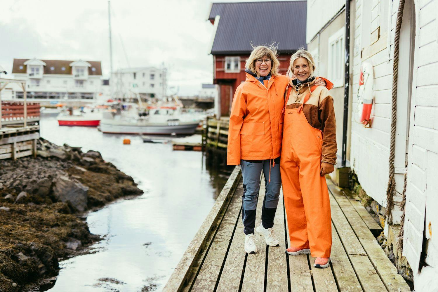 two sisters living in a remote island community in norway