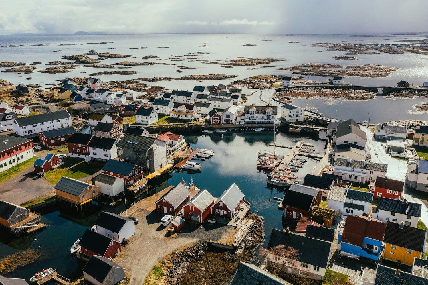remote island community in norway