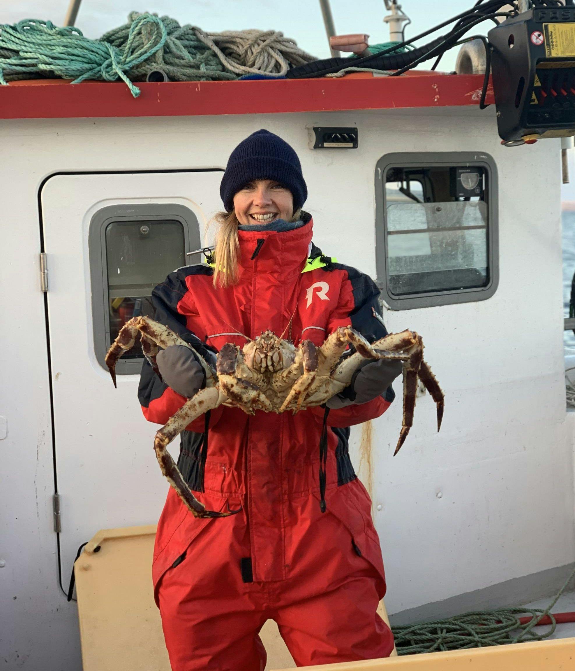 Fishing with a real king crab fisherman