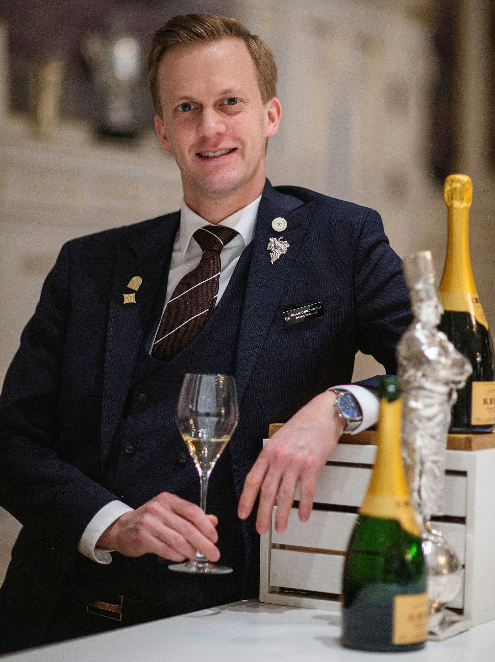 Henrik Dahl Jahnsen wine sommelier at Britannia Hotel