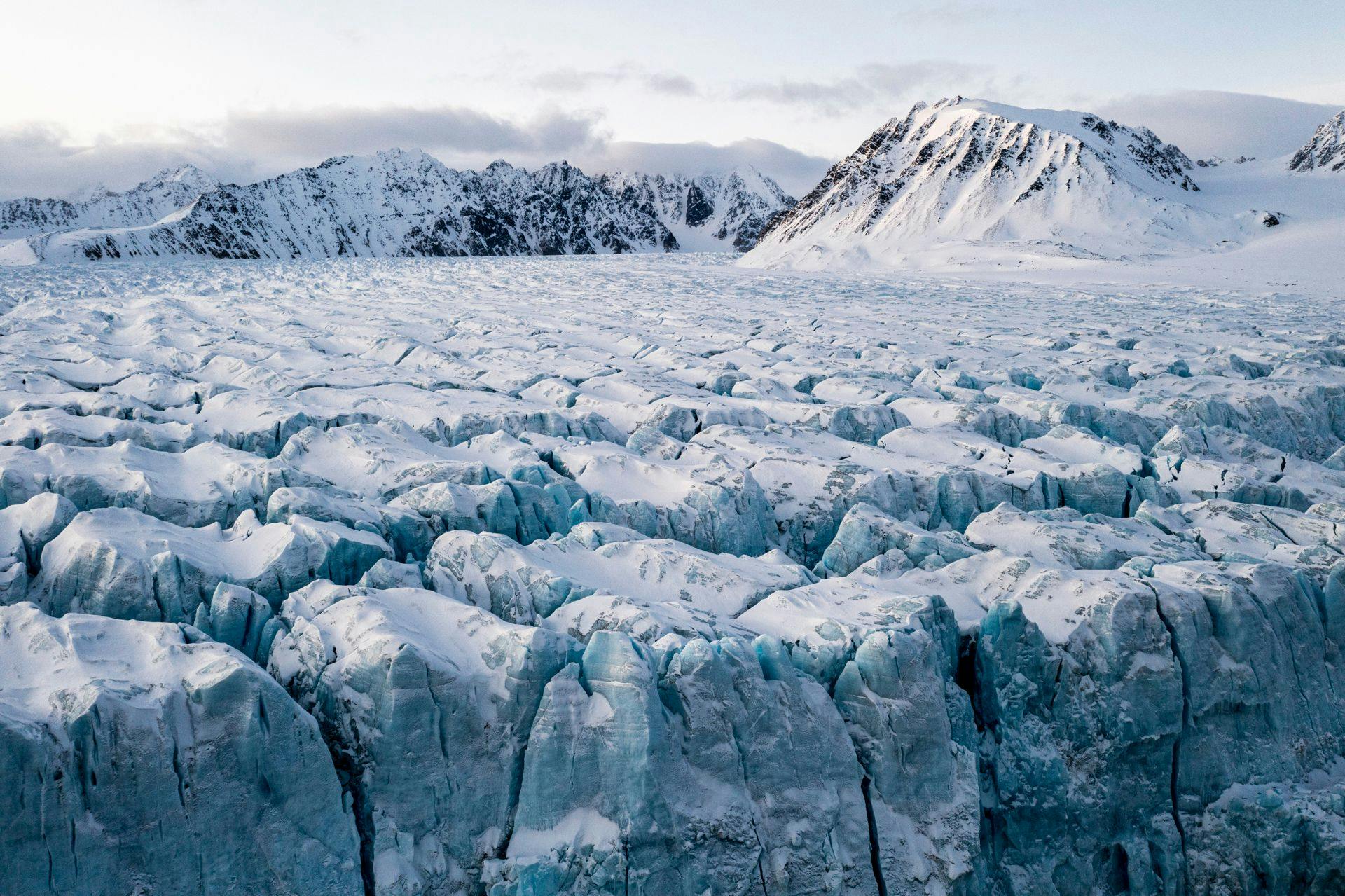 A Glacier in Svalbard