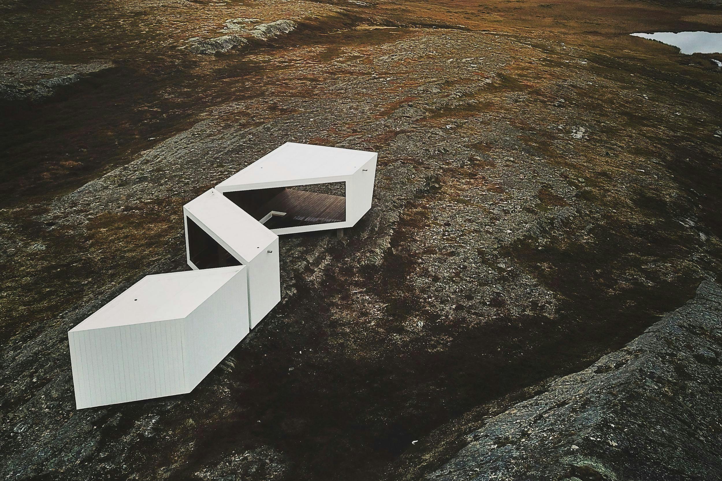 architectural birdwatching house in Norway